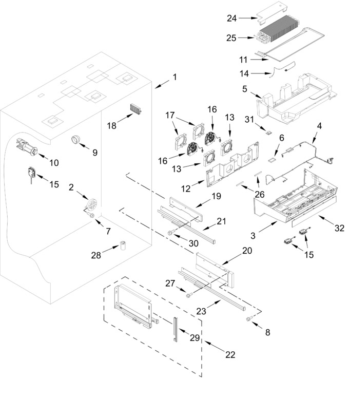 Diagram for JB36NXFXLE21