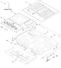 Diagram for Cooktop Parts