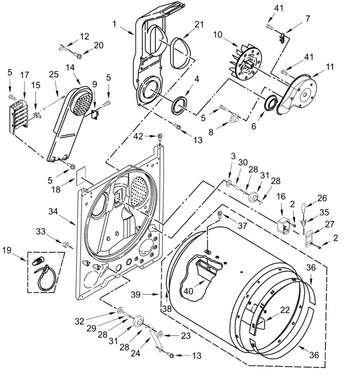 Diagram for WED4105SW0
