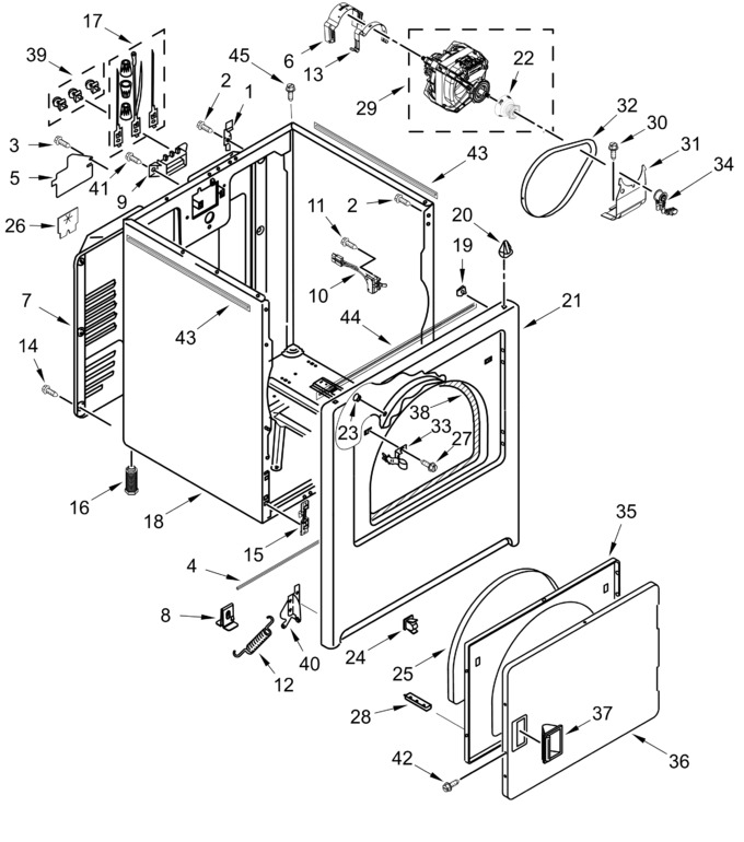 Diagram for WED4107SW0