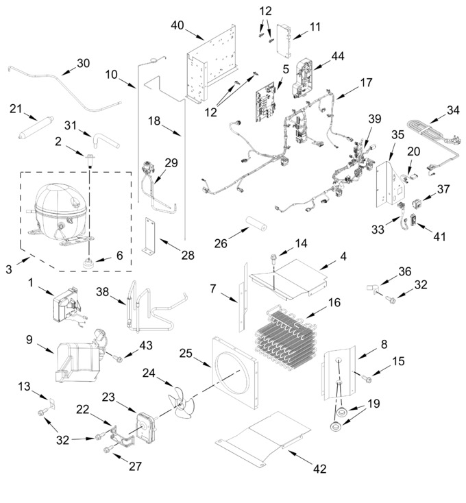 Diagram for JF36NXFXDE25