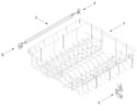 Diagram for Upper Rack And Track Parts