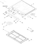Diagram for Cooktop Parts