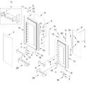 Diagram for Refrigerator Door Parts