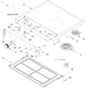 Diagram for Cooktop Parts