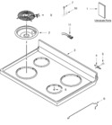 Diagram for Cooktop Parts