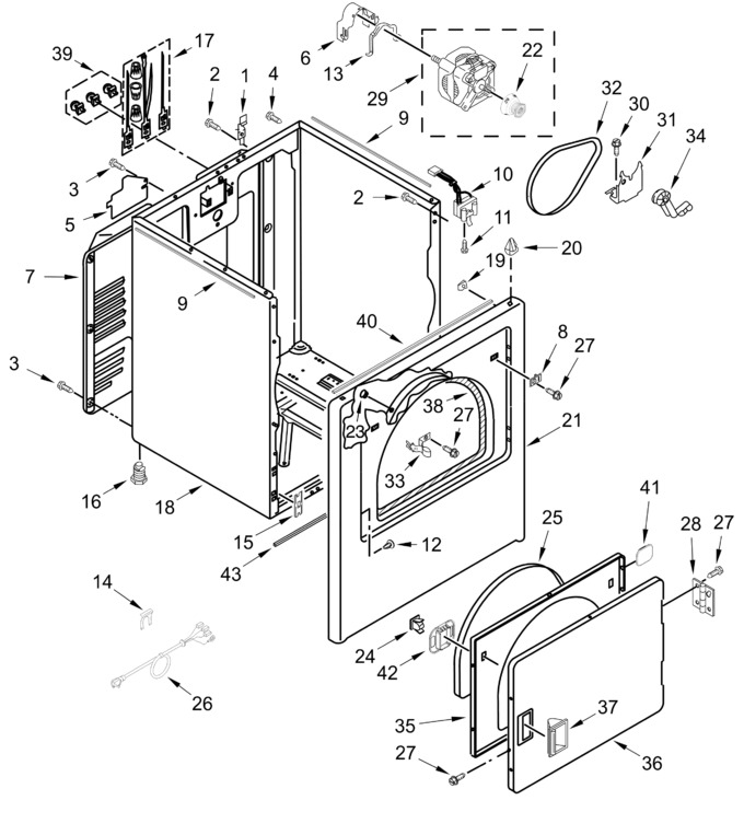 Diagram for YWED4105SW0