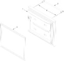 Diagram for Freezer Door Parts