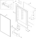 Diagram for Refrigerator Door Parts