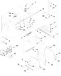 Diagram for Freezer Liner And Icemaker Parts
