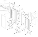 Diagram for Refrigerator Door Parts