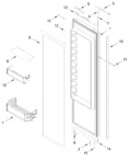 Diagram for Refrigerator Door Parts