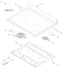 Diagram for Cooktop Parts