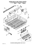 Diagram for 09 - Upper Rack And Track Parts