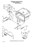 Diagram for 06 - Freezer Liner Parts