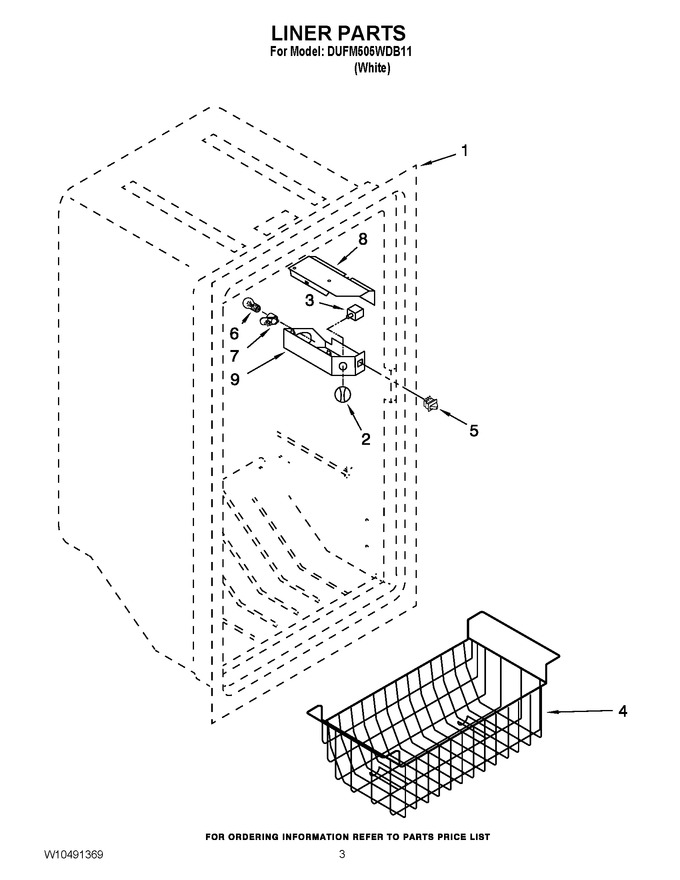 Diagram for DUFM505WDB11