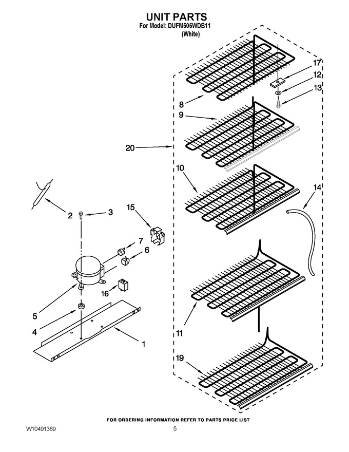 Diagram for DUFM505WDB11