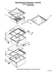 Diagram for 03 - Refrigerator Shelf Parts