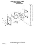 Diagram for 08 - Dispenser Front Parts