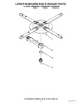 Diagram for 11 - Lower Washarm And Strainer Parts