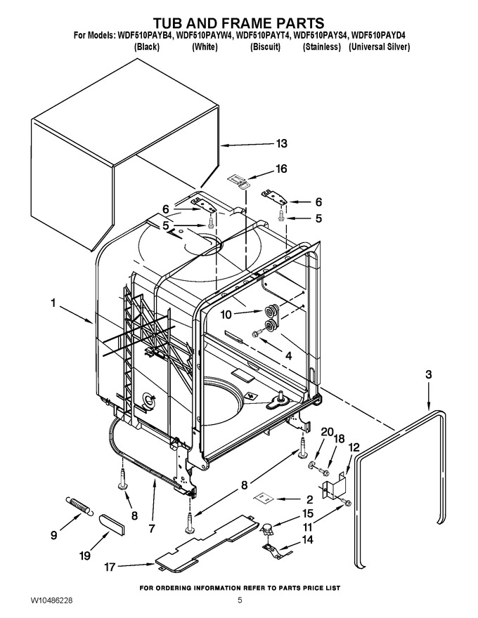 Diagram for WDF510PAYB4
