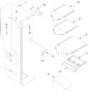 Diagram for Freezer Liner Parts
