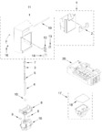 Diagram for Motor And Ice Container Parts