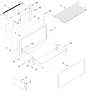 Diagram for Freezer Door And Basket Parts