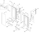 Diagram for Refrigerator Door Parts