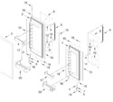 Diagram for Refrigerator Door Parts