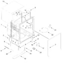 Diagram for Tub And Frame Parts