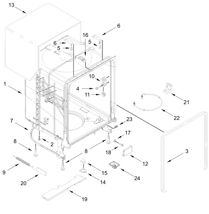 Diagram for WDP530HATZ0