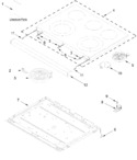 Diagram for Cooktop Parts