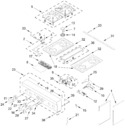Diagram for Cooktop, Burner And Grate Parts