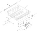 Diagram for Upper Rack And Track Parts