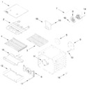 Diagram for Internal Oven Parts (30 In)