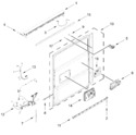 Diagram for Control Panel And Inner Door Parts