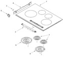 Diagram for Cooktop Parts