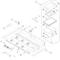 Diagram for Burner Box And Griddle Parts