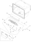 Diagram for Freezer Liner Parts