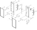 Diagram for Refrigerator Door Parts