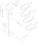 Diagram for Freezer Liner Parts