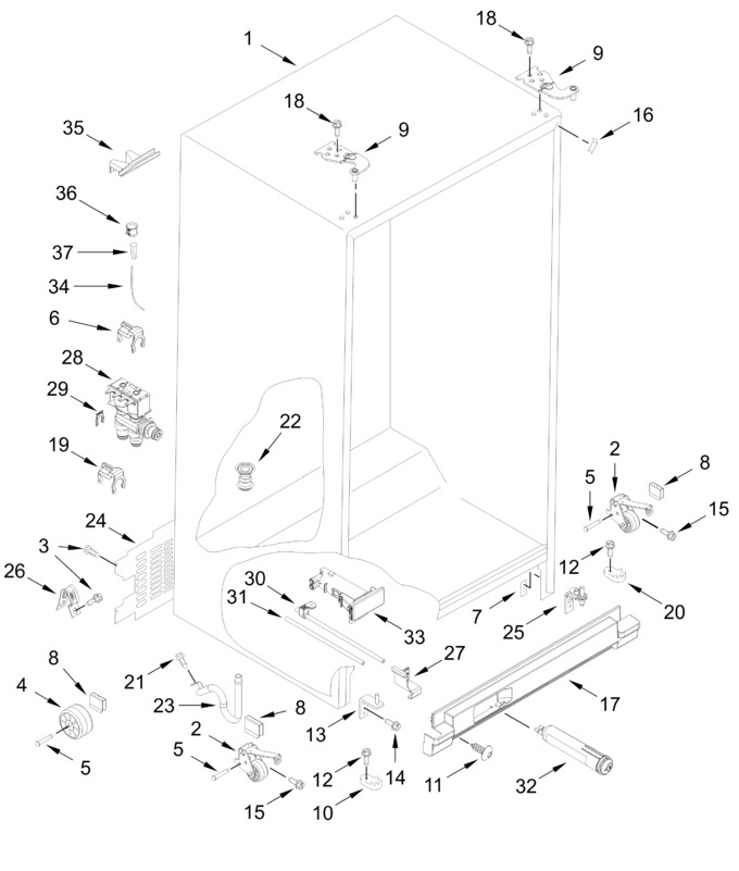 Diagram for WRSF3036TZ00