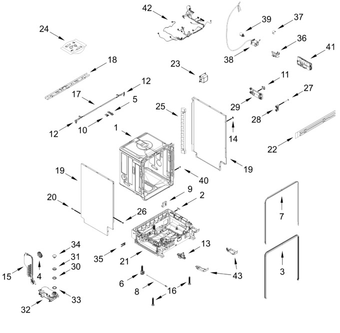 Diagram for WDTF5024SZ0