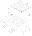 Diagram for Cooktop Parts