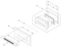 Diagram for Microwave Door Parts