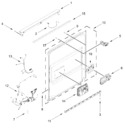 Diagram for Control Panel And Inner Door Parts