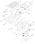 Diagram for Cooktop Parts