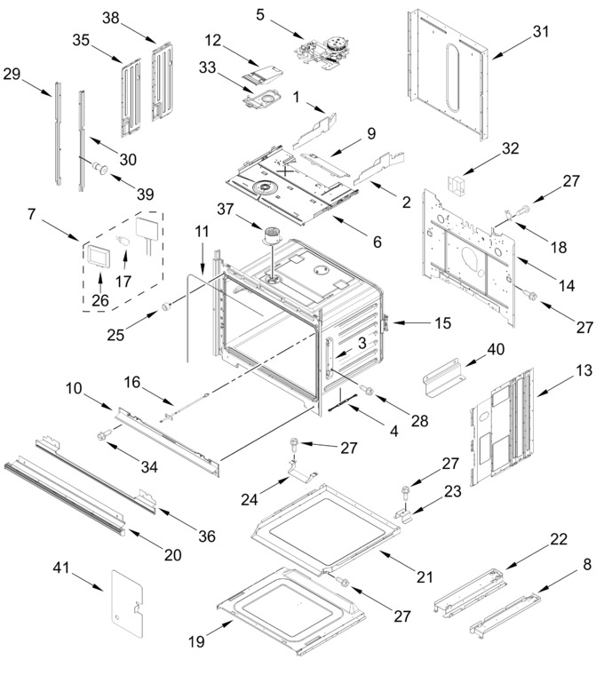 Diagram for WOEC5030LW05