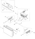 Diagram for Freezer Door Parts